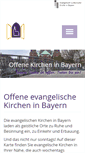 Mobile Screenshot of offene-kirchen-bayern.de